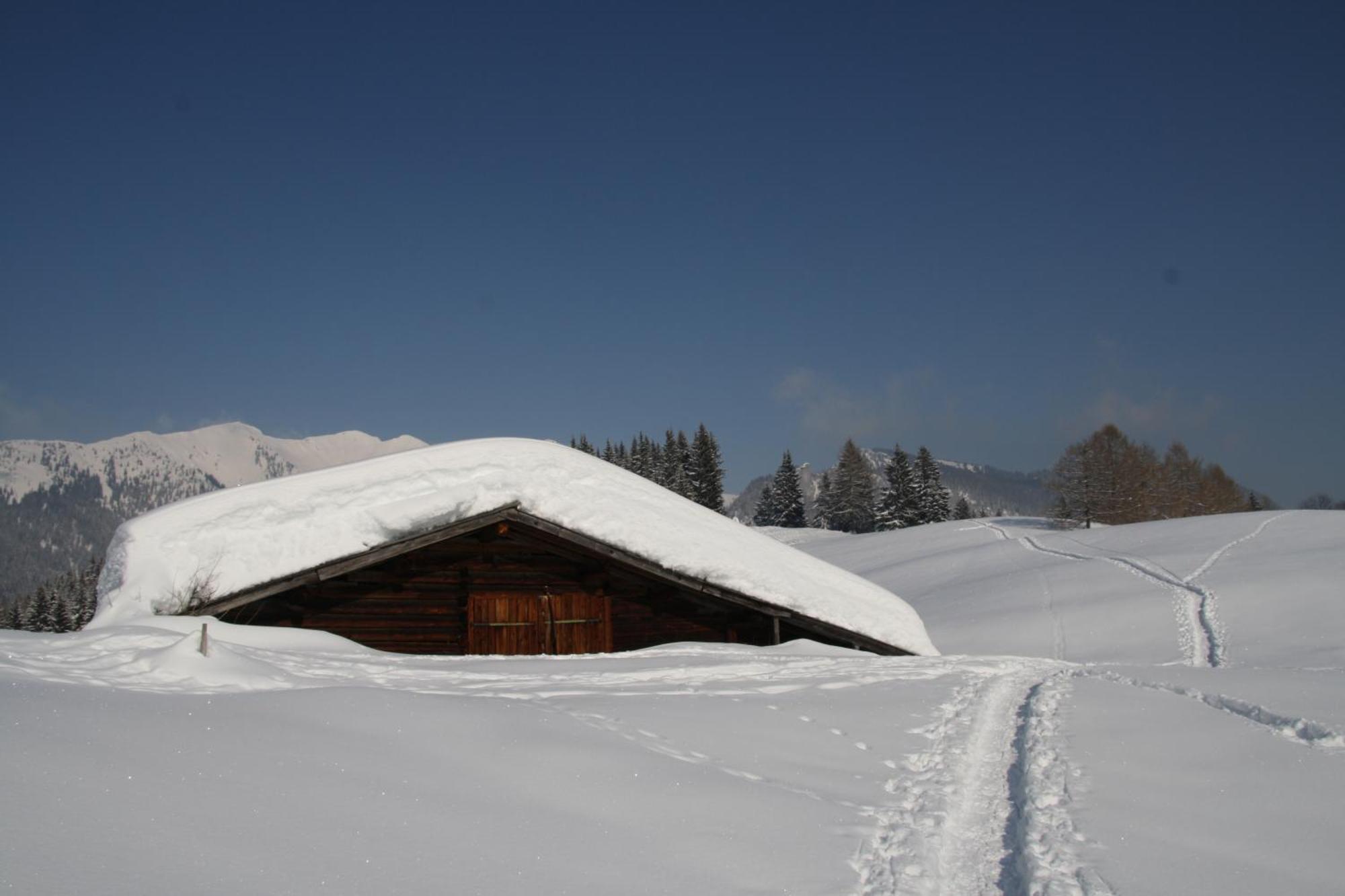 Alpengasthof Almrose Im Heutal Unken Exterior photo